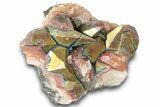 Iridescent Scalenohedral Calcite Crystal Cluster - Moldova #301457-1